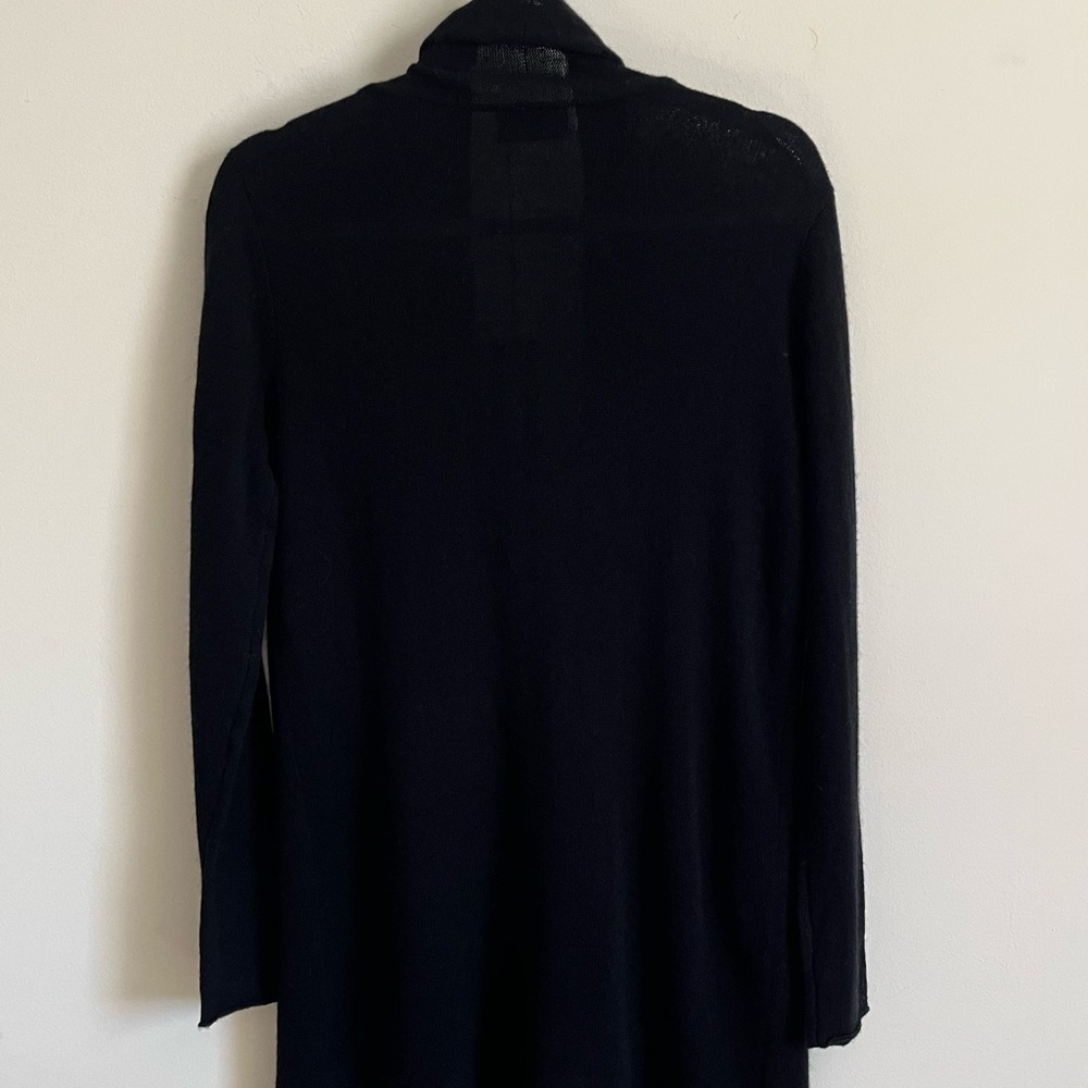 Beryll Black Cashmere Open Front Cardigan Quiet Luxory Minimalist OS NWT - Picture 8 of 16
